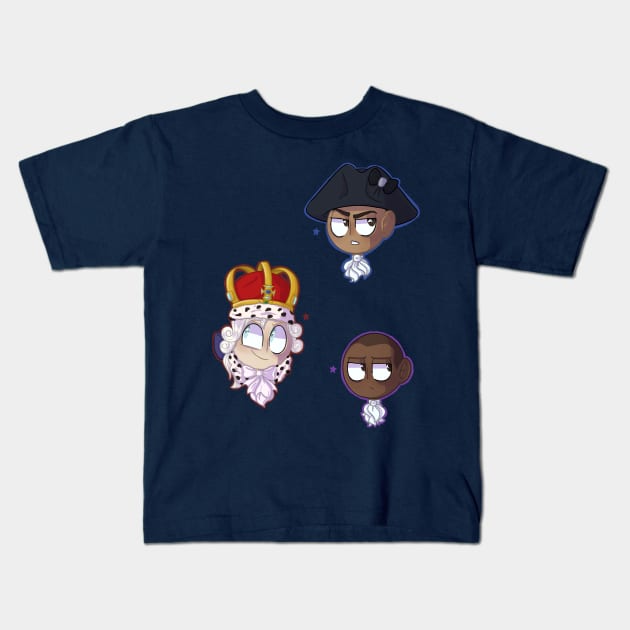 Hamilton Ensemble 3 Kids T-Shirt by SpookytheKitty2001